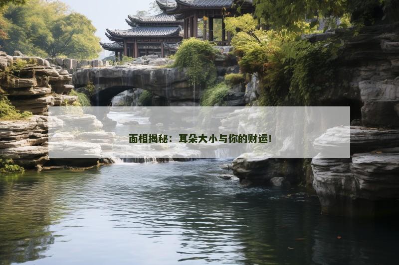 面相揭秘:耳朵大小与你的财运!