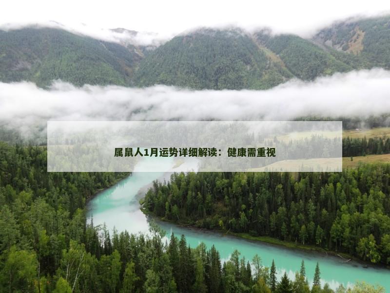 属鼠人1月运势详细解读:健康需重视