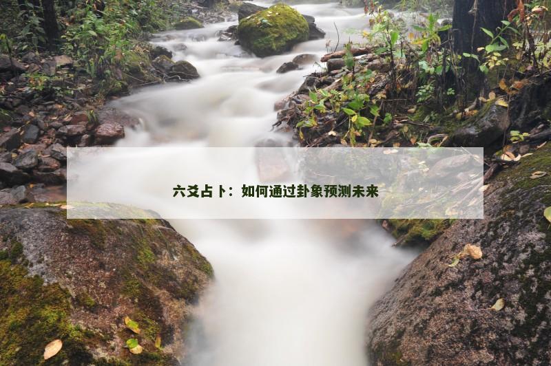 六爻占卜:如何通过卦象预测未来
