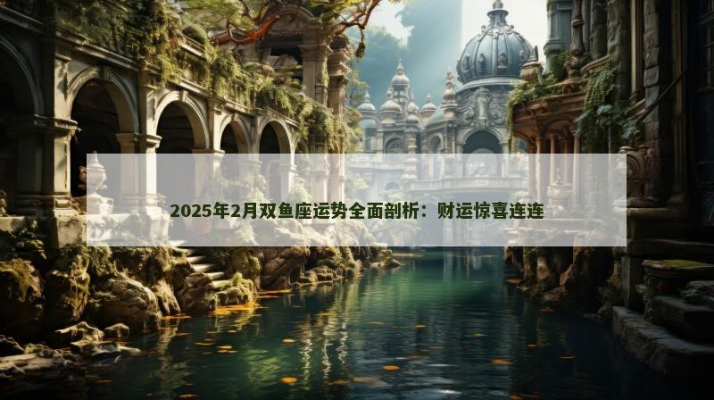 2025年2月双鱼座运势全面剖析:财运惊喜连连