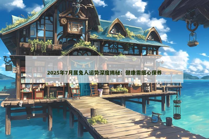 2025年7月属兔人运势深度揭秘：健康需细心保养