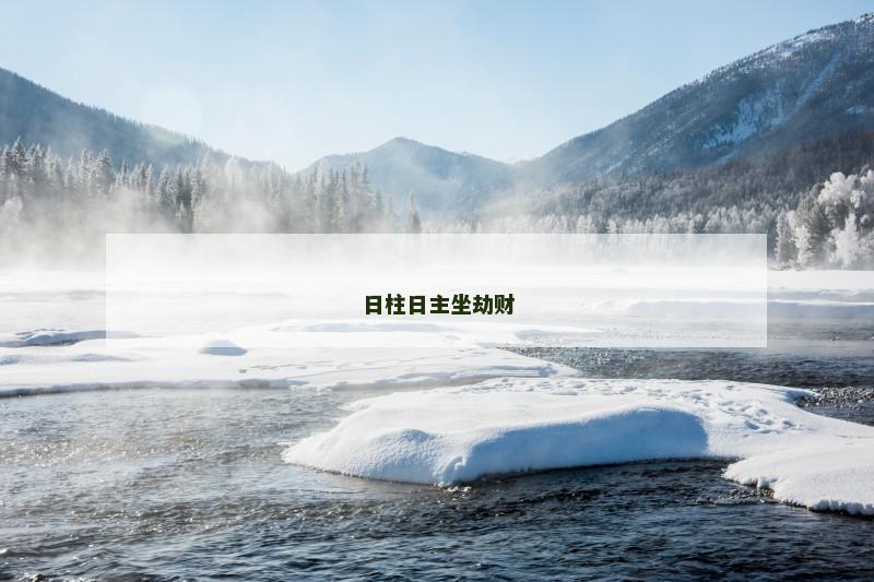 日柱日主坐劫财