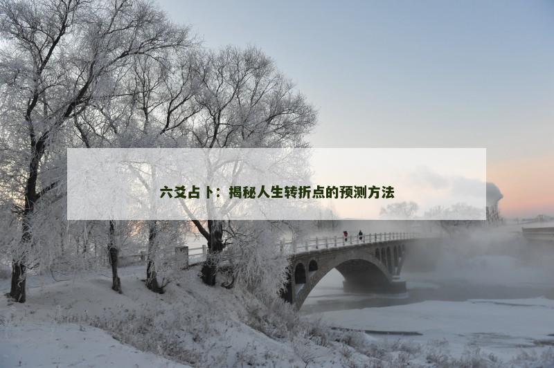 六爻占卜：揭秘人生转折点的预测方法